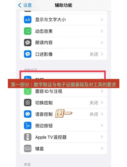 截图工具 第一部分：数字取证与电子证据基础及对工具的要求