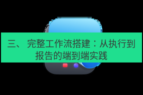 截图工具 三、 完整工作流搭建：从执行到报告的端到端实践