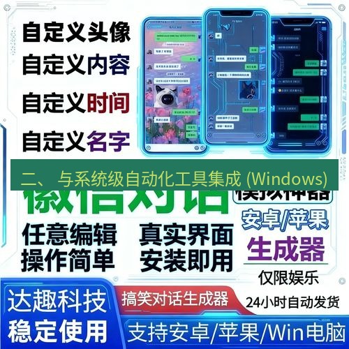 截图工具 二、 与系统级自动化工具集成 (Windows)