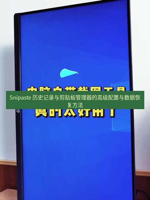 Snipaste 历史记录与剪贴板管理器的高级配置与数据恢复方法