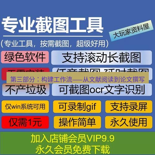 截图工具 第三部分：构建工作流——从文献阅读到论文撰写