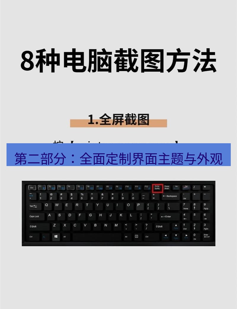 截图工具 第二部分：全面定制界面主题与外观
