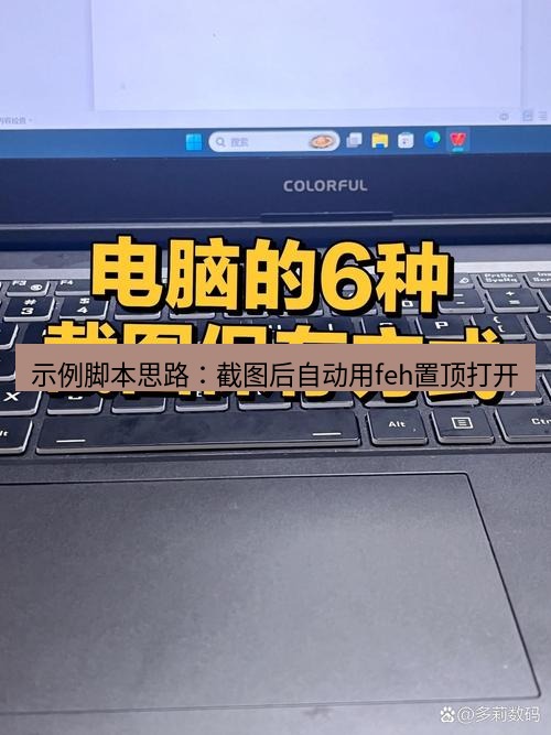 截图工具 示例脚本思路：截图后自动用feh置顶打开
