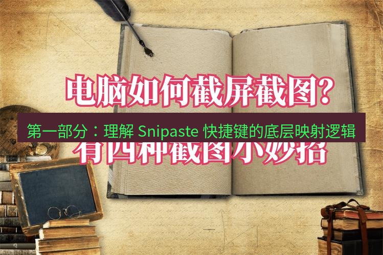截图工具 第一部分：理解 Snipaste 快捷键的底层映射逻辑