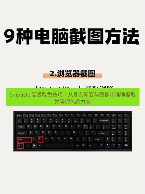 Snipaste 高级取色技巧：从复杂渐变与图像中准确提取并管理色彩方案