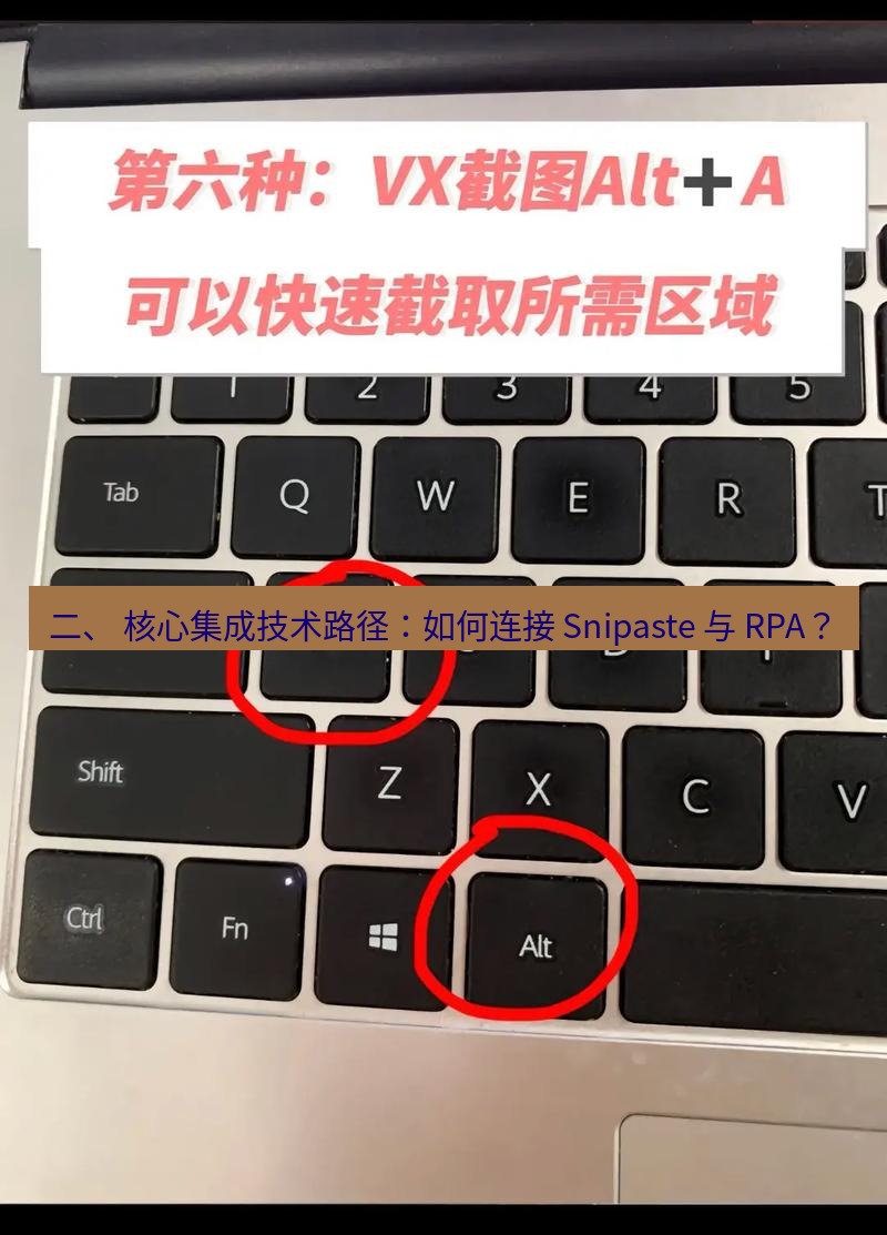 截图工具 二、 核心集成技术路径：如何连接 Snipaste 与 RPA？